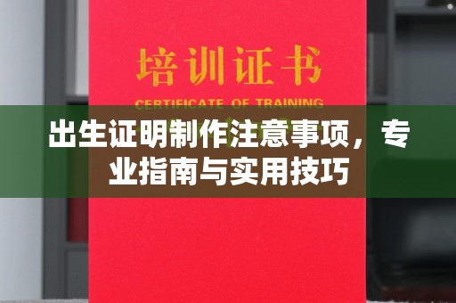 埇桥出生证明制作注意事项，专业指南与实用技巧