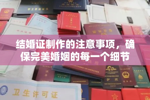埇桥结婚证制作的注意事项，确保完美婚姻的每一个细节