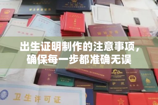 埇桥出生证明制作的注意事项，确保每一步都准确无误