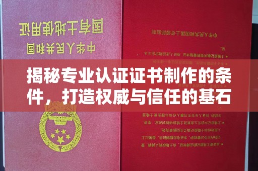 埇桥揭秘专业认证证书制作的条件，打造权威与信任的基石