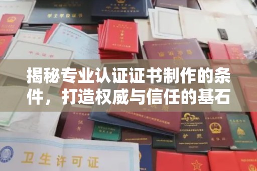 埇桥揭秘专业认证证书制作的条件，打造权威与信任的基石