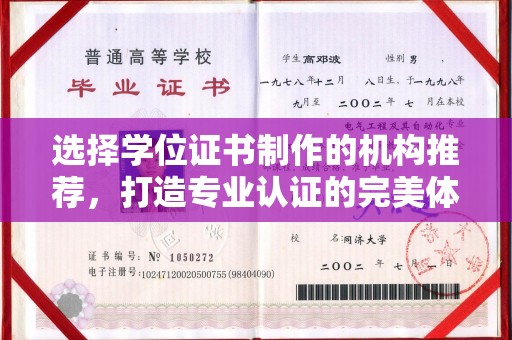 埇桥选择学位证书制作的机构推荐，打造专业认证的完美体验